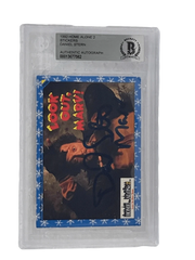 Daniel Stern Authentic Autographed Home Alone Topps Trading Card Sticker #3