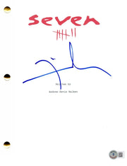 David Fincher signed Seven script with Beckett Hologram & QR Code