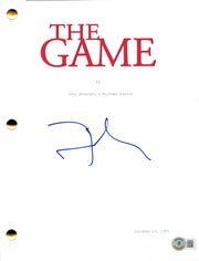 David Fincher Authentic Autographed The Game Script