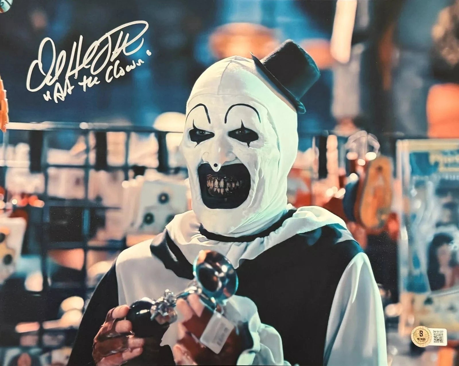 David Howard Thornton Signed 11x14 Photo from Terrifier Beckett COA - Item #8
