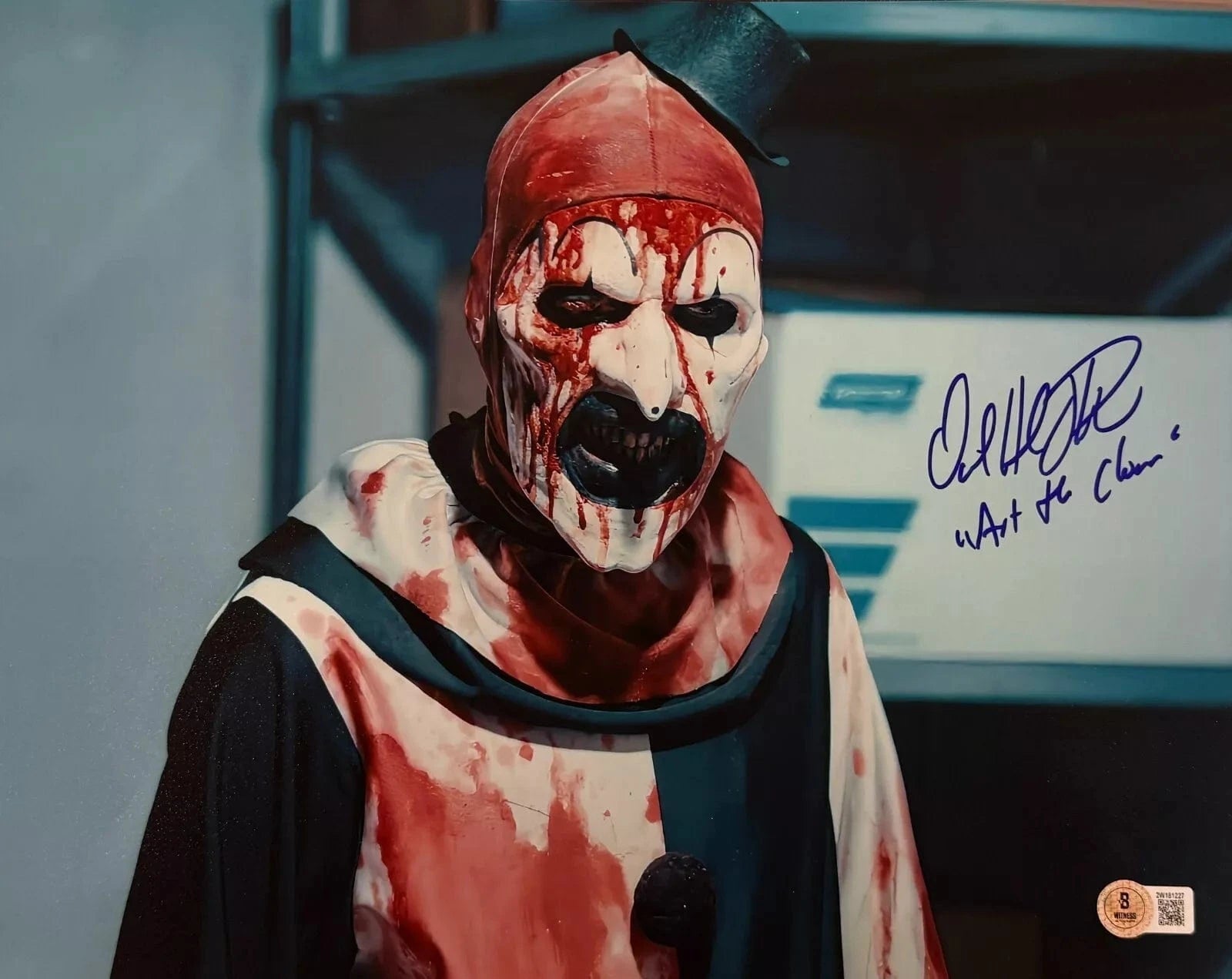 David Howard Thornton Signed 11x14 Photo from Terrifier Beckett COA - Item #7