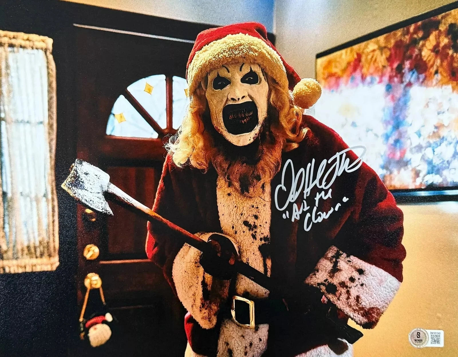 David Howard Thornton Signed 11x14 Photo from Terrifier Beckett COA - Item #2