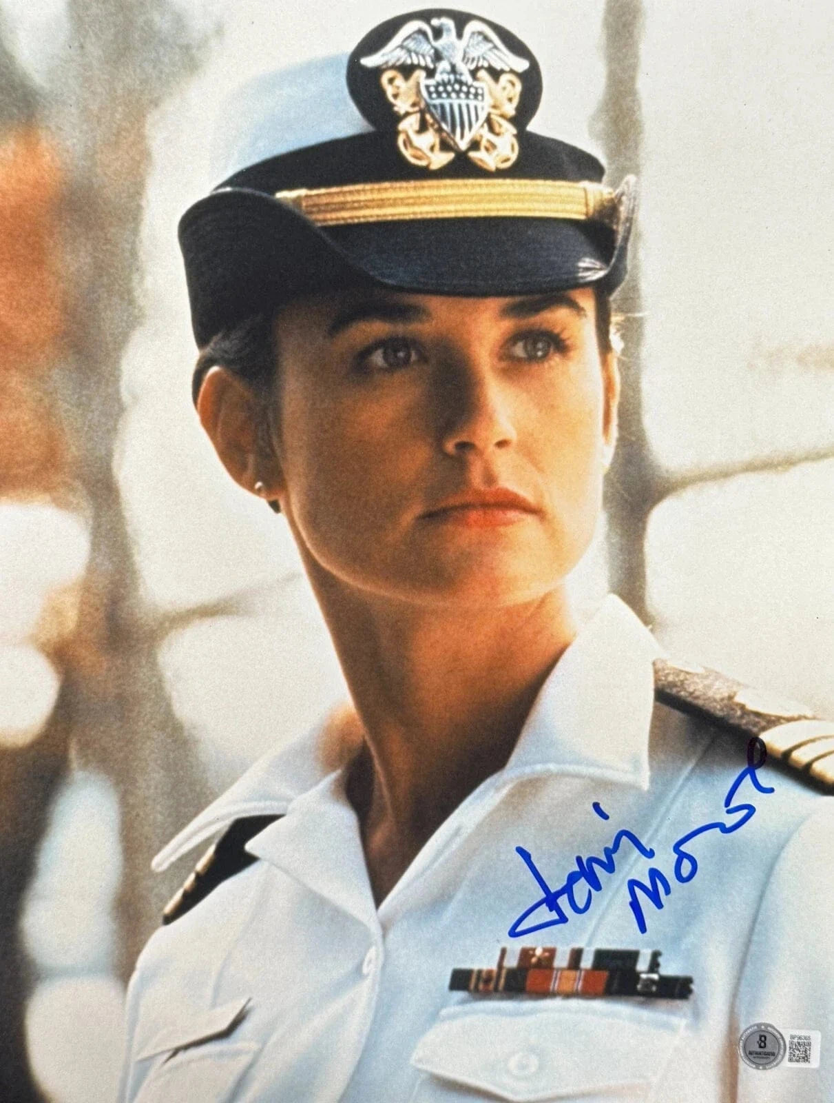 Demi Moore Signed 11x14 Photo from A Few Good Men Beckett COA