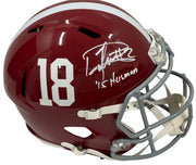 Derrick Henry Alabama Full Size Speed Replica Helmet with Beckett Witness COA