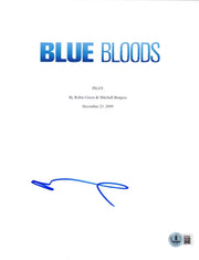 Donnie Wahlberg Blue autographed script with certificate of authenticity