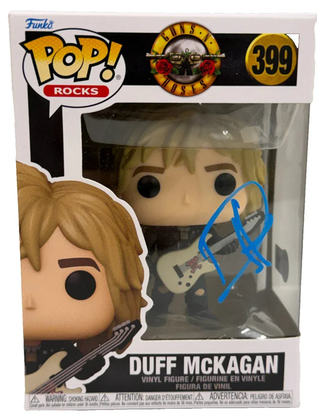 Duff McKagan signed Guns N Roses Funko Pop #399 — Beckett authenticated