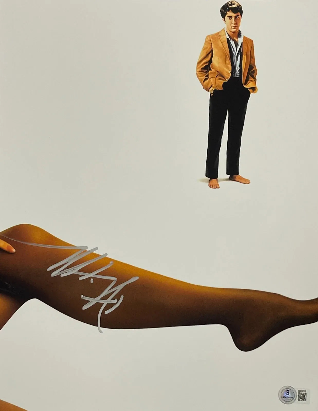 Dustin Hoffman signed The Graduate 11x14 photo with Beckett Hologram & QR Code
