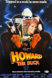 Ed Gale Signed 12x18 Poster from Howard the Duck Beckett Witness COA