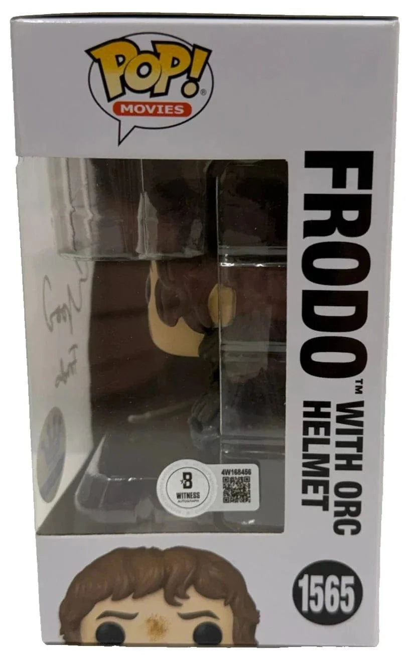 Frodo Signature Elijah Wood Signed Frodo with Orc Funko - Beckett LOTR