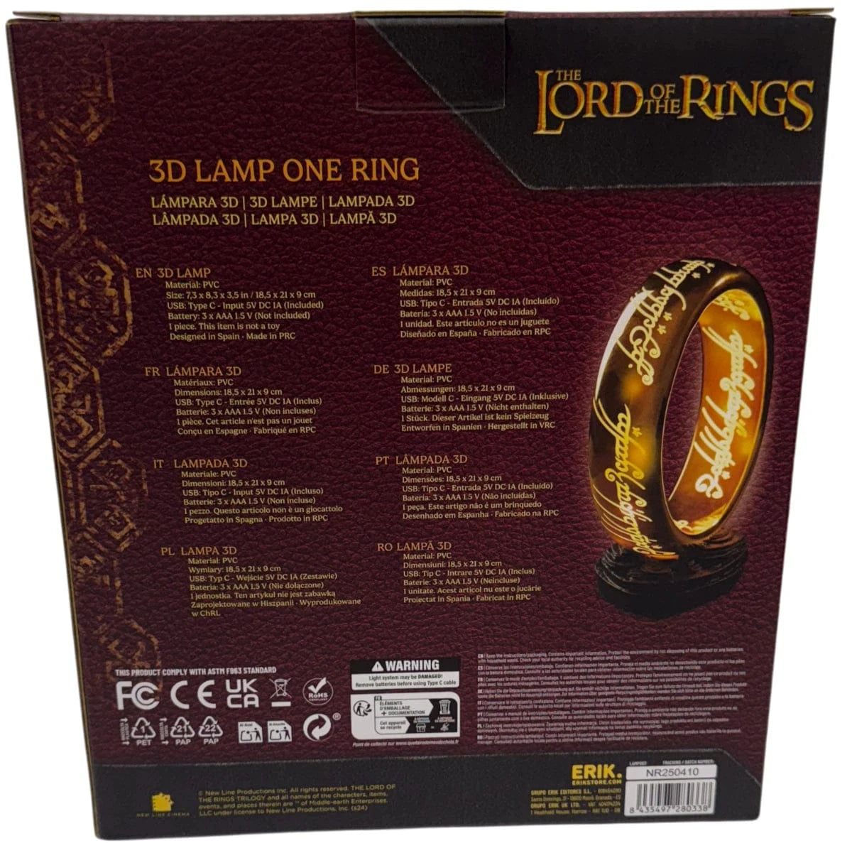 Elijah Wood Signed Replica Prop from Lord of the Rings Beckett COA - Item #2 - View 8