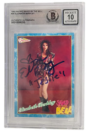 Elizabeth Berkley signed Saved by the Bell 1992 Pacific card #29 inscribed Jessie — Grade 10