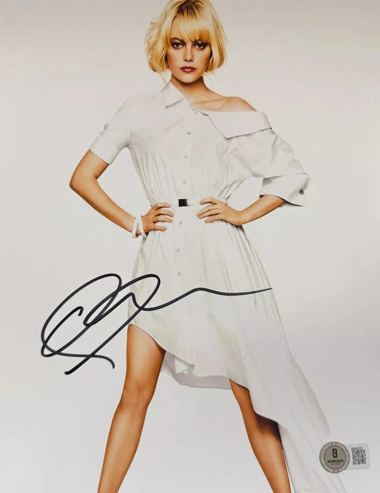 Emma Stone Signed 8x10 Photo Beckett COA - Item #2