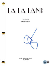Emma Stone Signed Complete Movie Script from La La Land Beckett COA - Item #9