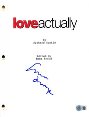 Emma Thompson signed Love Actually movie script — Beckett authenticated