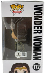 Gal Gadot Signed Funko from Wonder Woman Beckett COA - Detail View