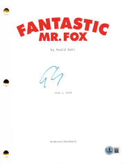 George Clooney Authentic Autographed Fantastic Mr. Fox Script