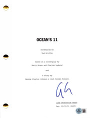 George Clooney Authentic Autographed Ocean's 11 Script