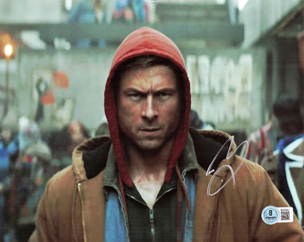 Glen Powell Signed 8x10 Photo from The Running Man Beckett COA - Item #25