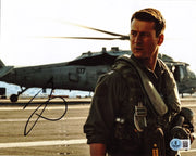 Glen Powell Signed 8x10 Photo from Top Gun Maverick Beckett COA - Item #23