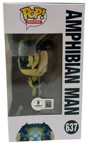 Guillermo del Toro Signed Amphibian Man The Shape of Water The Shape of Water Funko Pop Figure Beckett COA