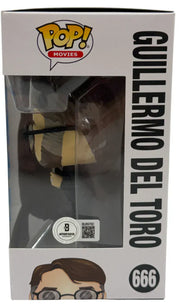 Guillermo del Toro Signed Director Funko Pop Figure Beckett COA