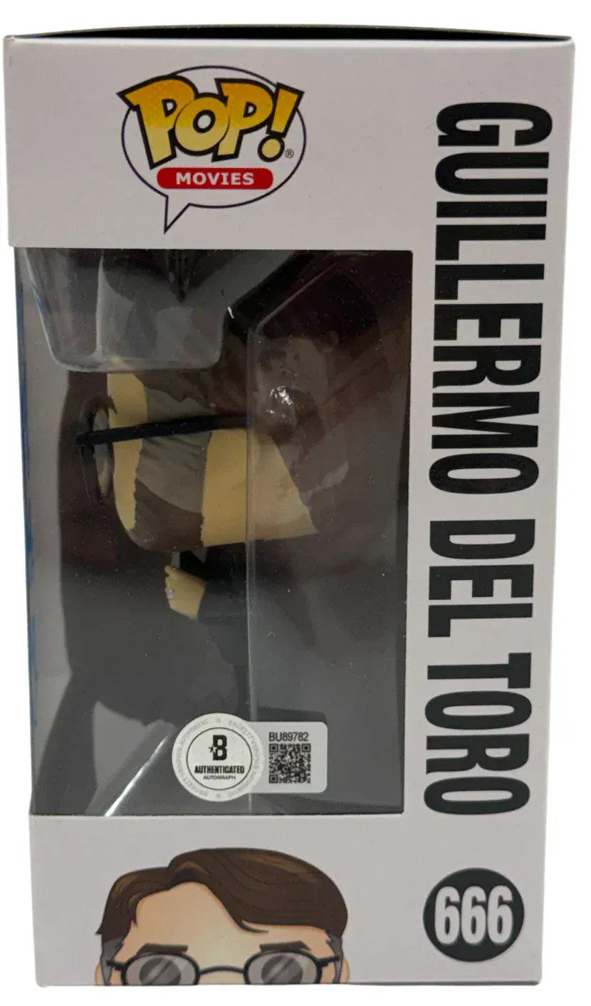 Guillermo del Toro Signed Director Funko Pop Figure Beckett COA