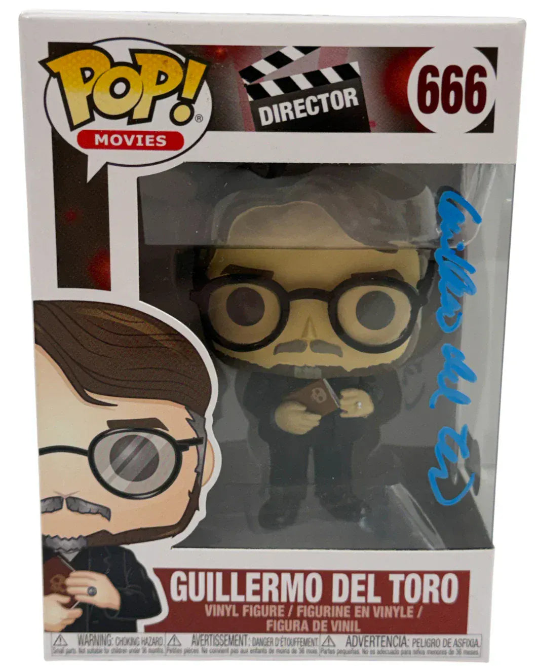 Guillermo del Toro Signed Director Funko Pop Figure Beckett COA