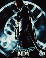 Guillermo del Toro autographed 8x10 photo with certificate of authenticity hellboy