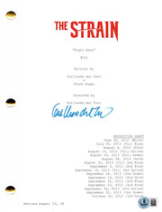 Guillermo del Toro autographed the strain script with certificate of authenticity