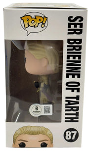 Gwendoline Christie Signed Funko from Game of Thrones Beckett COA - Detail View