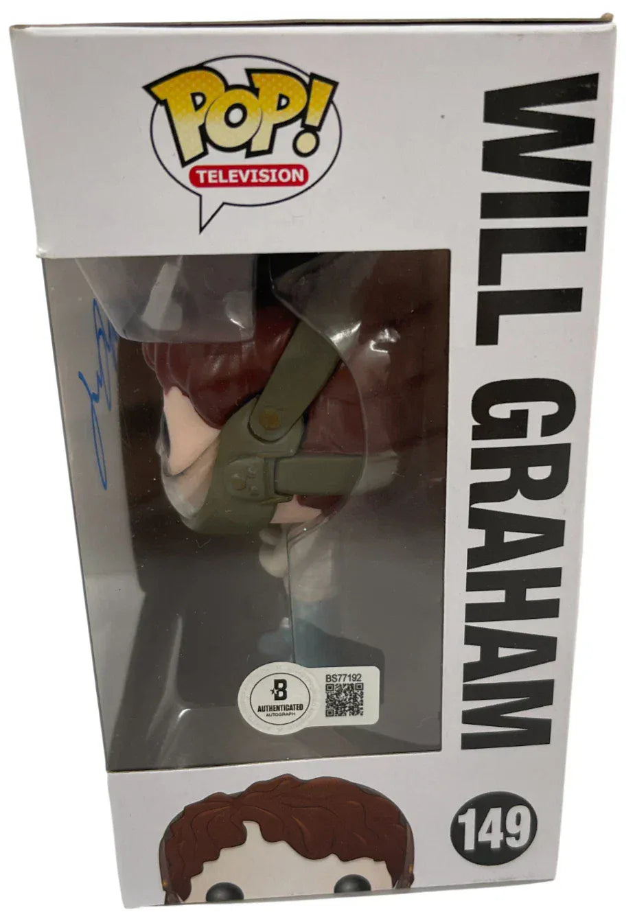 Hugh Dancy Authentic Autographed Will Graham Hannibal 149 Funko Pop Figure