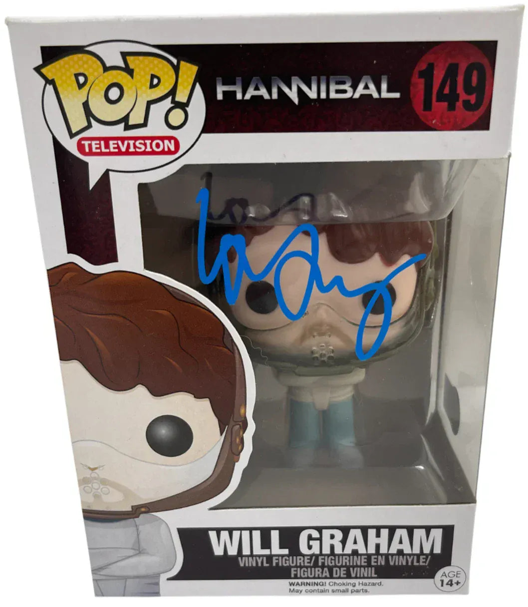 Hugh Dancy Authentic Autographed Will Graham Hannibal 149 Funko Pop Figure