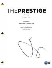 Hugh Jackman Authentic Autographed The Prestige Script