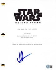 JJ Abrams signed Star Wars The Force Awakens movie script — Beckett authenticated