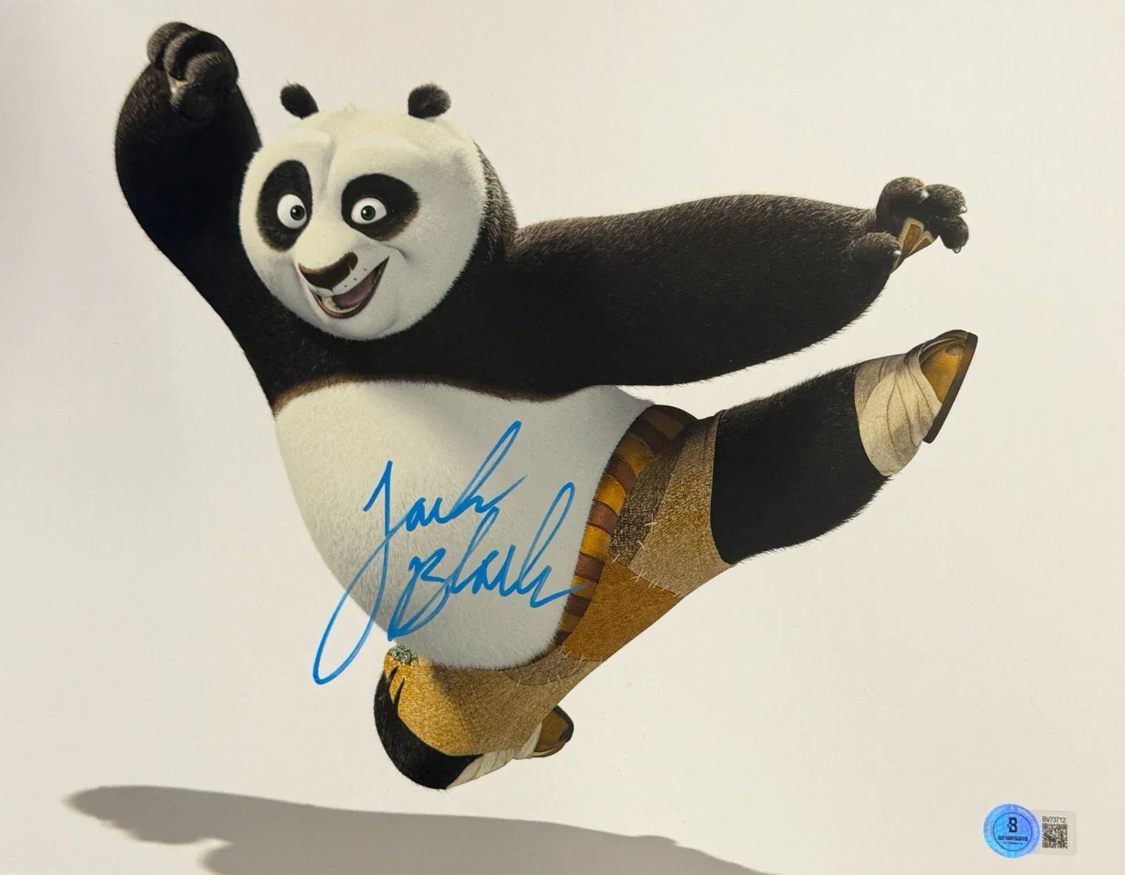 Jack Black signed Kung Fu Panda 11x14 photo — Beckett authenticated
