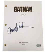 Jack Nicholson Signed Script from Batman Beckett COA