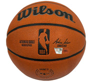 Jalen Brunson & Karl Towns autographed item - Side View