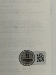 James Gandolfini The autographed script - signature closeup with COA