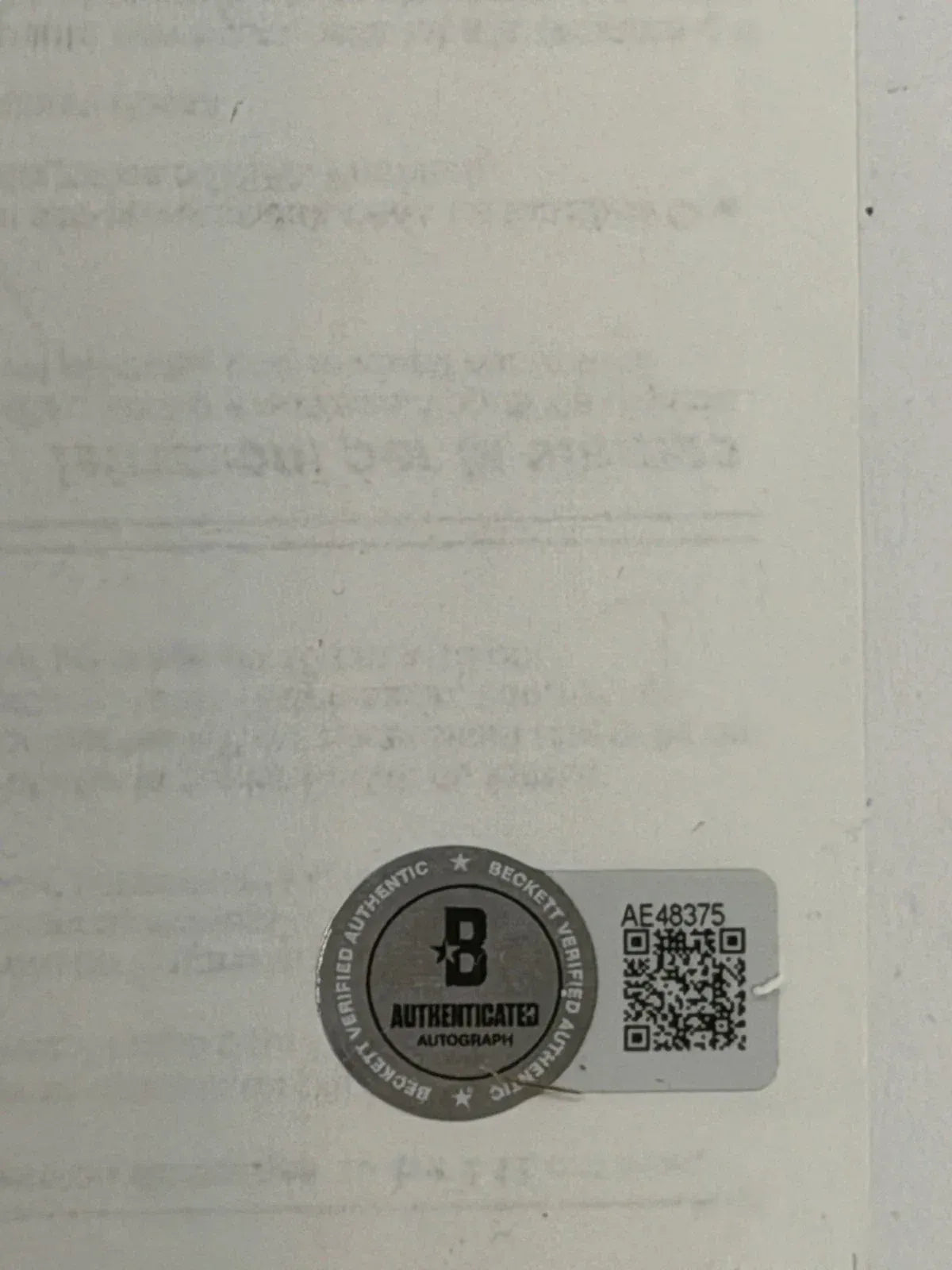 James Gandolfini The autographed script - signature closeup with COA