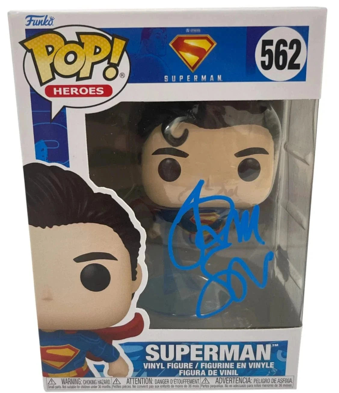 James Gunn Authentic Autographed Superman 562 Funko Pop Figure