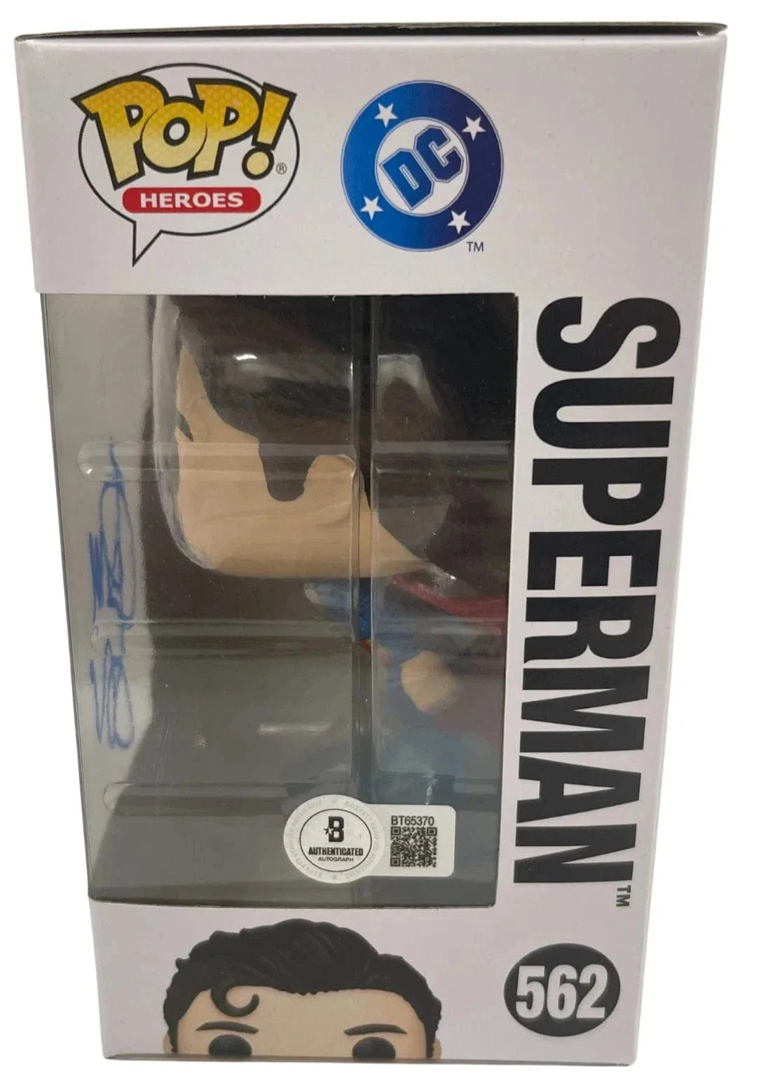 James Gunn Signed Funko from Superman Beckett COA - Detail View