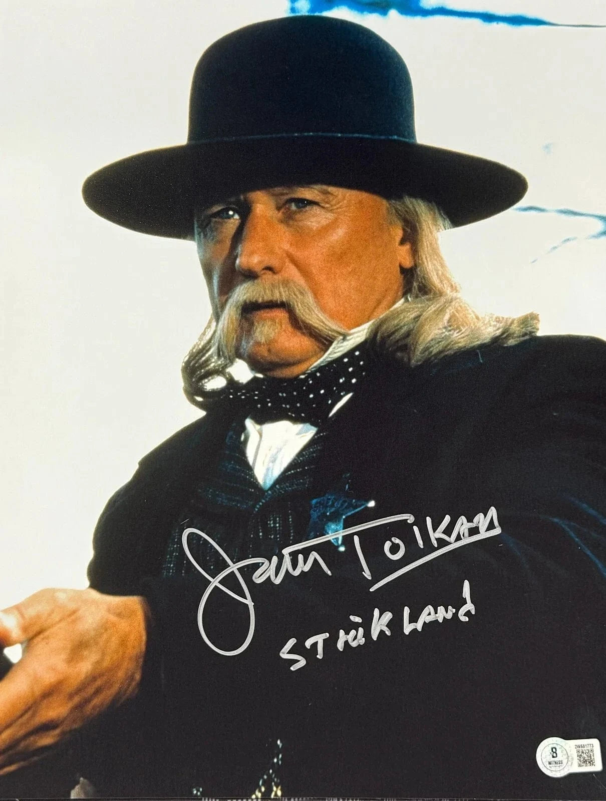 James Tolkan Signed 11x14 Photo from Back to the Future Beckett COA - Item #6