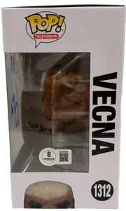 Beckett certificate of authenticity — Jamie Campbell Bower signed Vecna Stranger Things 1312 Funko Pop Figure