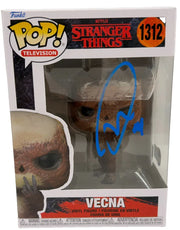 Jamie Campbell Bower signed Vecna Stranger Things Funko Pop #1312 — Beckett authenticated