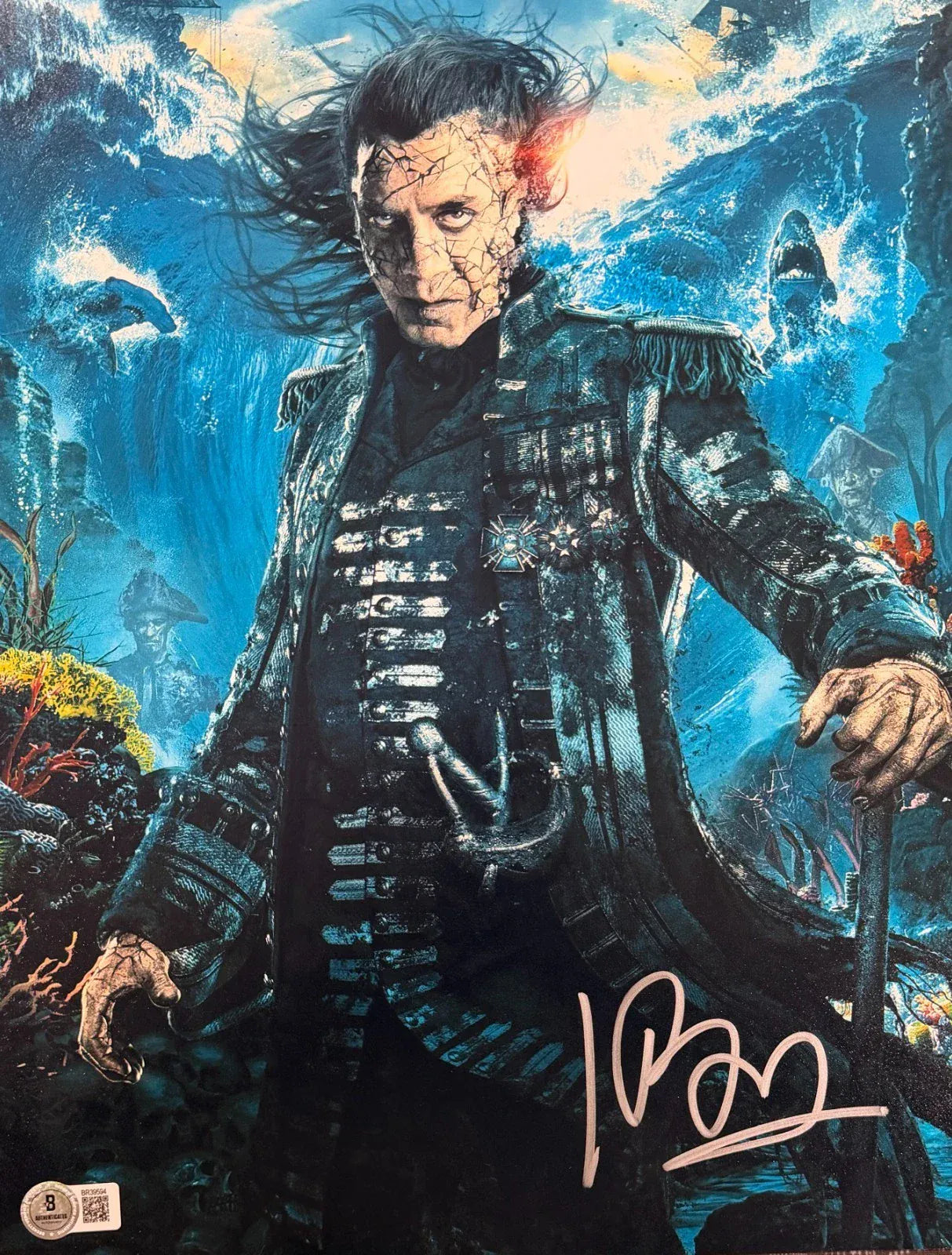 Javier Bardem signed Pirates of the Caribbean 11x14 photo — Beckett authenticated