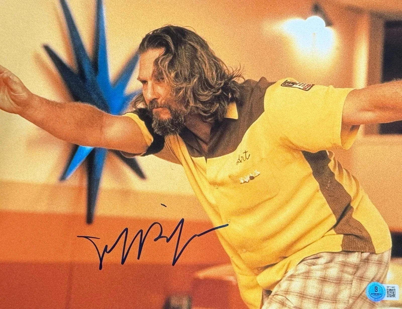 Jeff Bridges Signed 11x14 Photo from The Big Lebowski Beckett COA - Item #3