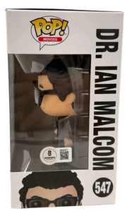 Jeff Goldblum Signed Funko from Jurassic Park Beckett COA - Detail View