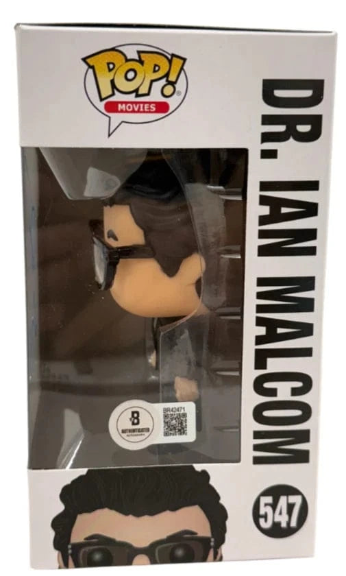Jeff Goldblum Signed Funko from Jurassic Park Beckett COA - Detail View