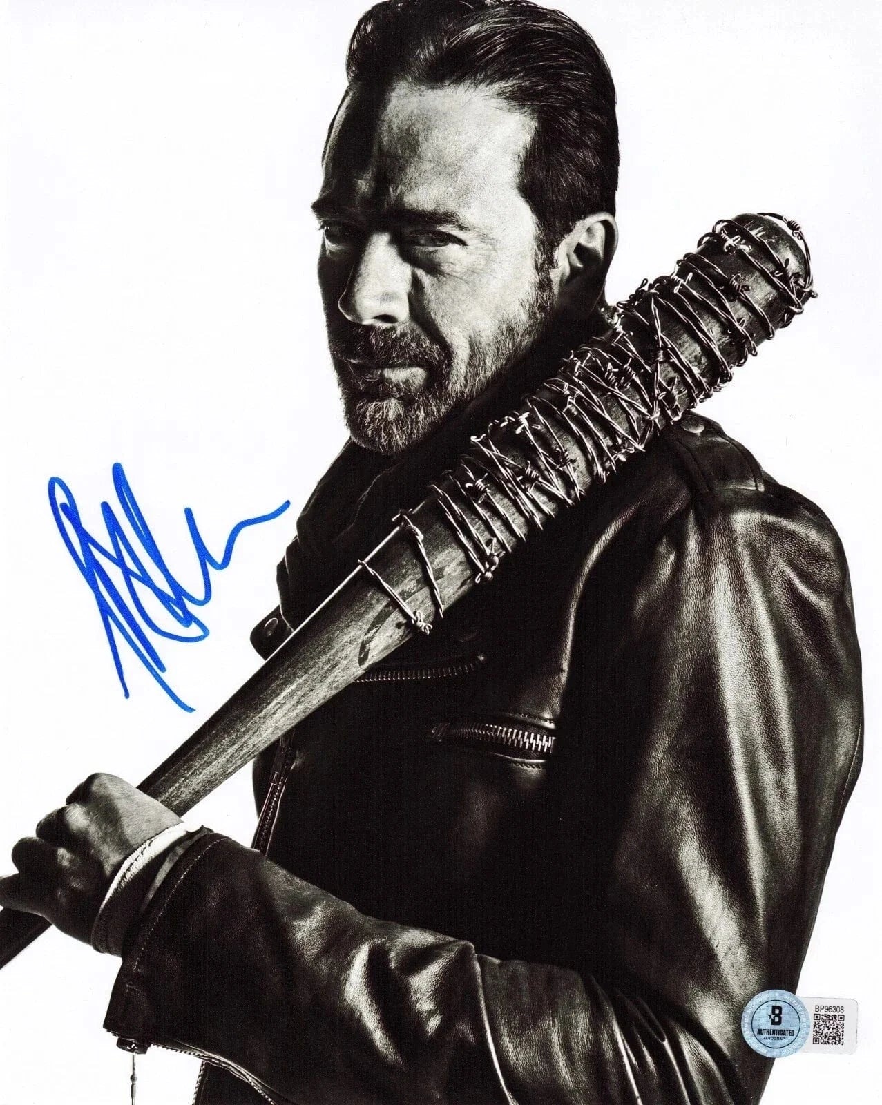 Jeffrey Dean Morgan Signed 8x10 Photo from The Walking Dead Beckett COA - Item #3