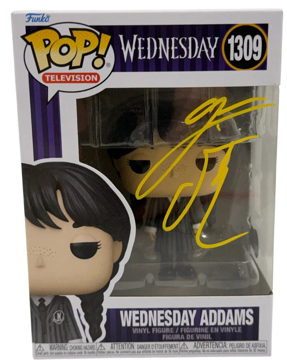 Jenna Ortega Wednesday Wednesday autographed Funko Pop #725 with certificate of authenticity